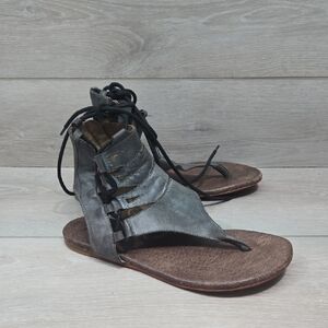 Roan By Bed Stu Women Leather Thong Gladiator Sandals Flats Shoes Sz 7